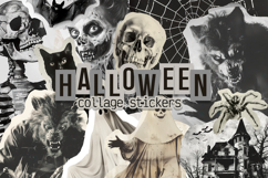 Halloween Scrapbook Collage Stickers Product Image 1