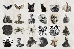 Halloween Scrapbook Collage Stickers Product Image 9
