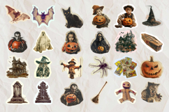 Halloween Scrapbook Collage Stickers Product Image 14
