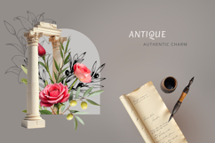 Antique mixed media collage Product Image 2