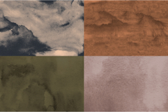 Woodland autumn - watercolor backgrounds pack Product Image 4