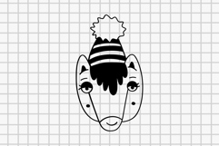 Christmas Mask Hand Drawn Set Product Image 9