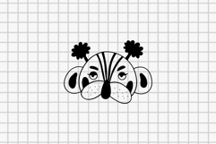Christmas Mask Hand Drawn Set Product Image 10