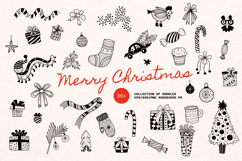 Whimsical Christmas hand drawn cliparts set Product Image 1