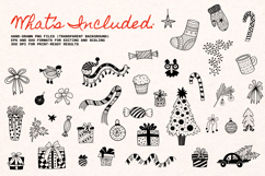 Whimsical Christmas hand drawn cliparts set Product Image 2