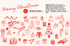 Whimsical Christmas hand drawn cliparts set Product Image 4