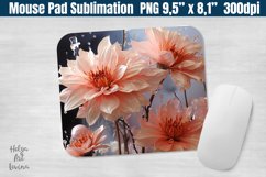 Mouse Pad Sublimation | 3D flowers Product Image 1