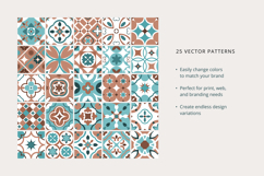 Mediterranean tiles vector patterns Product Image 4