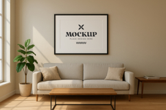 Mockup photo frames in modern living room Product Image 1