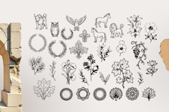 Antique mixed media collage Product Image 4