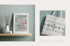 Mediterranean tiles vector patterns Product Image 7