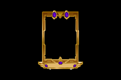 Frame and border luxury gold with diamond game asset decorat Product Image 2