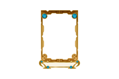 Frame and border luxury gold with diamond game asset decorat Product Image 1