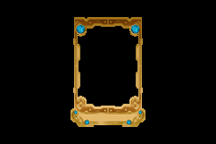 Frame and border luxury gold with diamond game asset decorat Product Image 2