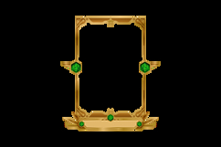 Frame and border luxury gold with diamond game asset decorat Product Image 2