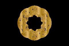 Frame art ornamental vintage luxury gold decorative vector Product Image 2