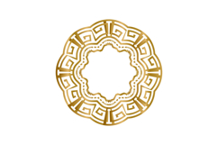 Frame art ornamental vintage luxury gold decorative vector Product Image 1