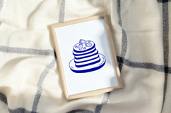 Cute breakfast icons in Mediterranean style. Product Image 2