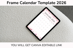 2026 Frame Calendar Canva Editable Template Product Image 7