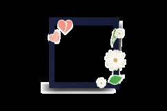 Frame collage photo with sticker decorative graphic Product Image 2