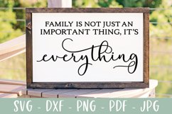 Family Quote Farmhouse Sign - Family Is Everything Product Image 3