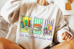 Let The Good Times Roll PNG, Mardi Gras PNG Sublimation Product Image 2