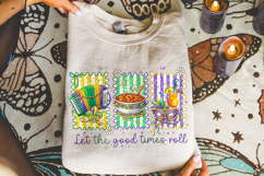 Let The Good Times Roll PNG, Mardi Gras PNG Sublimation Product Image 3