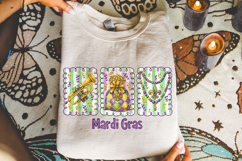 Mardi Gras PNG Sublimation, Fleur De Lis PNG, King Cake PNG Product Image 3