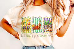 Mardi Gras PNG Sublimation, Fleur De Lis PNG, King Cake PNG Product Image 2