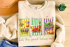 Mardi Gras PNG Sublimation, Fleur De Lis PNG, King Cake PNG Product Image 1