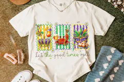 Mardi Gras PNG Sublimation, Fleur De Lis PNG, King Cake PNG Product Image 5