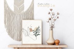 Frame mockup in interior, Interior mockup, Boho frame mockup Product Image 4