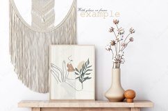 Frame mockup in interior, Interior mockup, Boho frame mockup Product Image 5