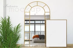 Interior mockup, stock photo PSD JPG PNG Product Image 1