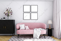 Mock up, Frame mockup in interior, Living room Mockup Product Image 2