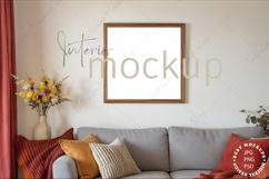 Mock up, Frame mockup in interior, Living room Mockup Product Image 1