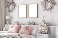 Christmas Frame Mockup PSD JPG PNG Product Image 2