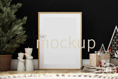 Christmas Frame Mockup PSD JPG PNG Product Image 1