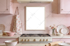 Kitchen frame mockup PSD PNG JPG Product Image 2
