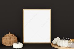 Frame Mockup Fall with Pampkin Product Image 2