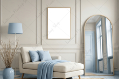 Mock up, Frame mockup in interior, Living room Mockup Product Image 2