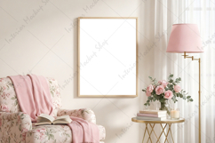 Mock up, Frame mockup in interior, Living room Mockup Product Image 2