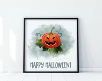 Watercolor Halloween sublimation design. PNG for sublmation Product Image 3