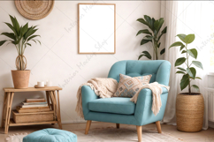 Frame mockup interior PSD JPG PNG Product Image 2