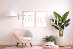 Frame mockup interior PSD JPG PNG Product Image 1