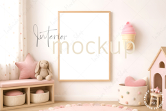 Kids mockup, Frame mockup, Kids room mockup Product Image 1