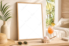 Frame Mockup Summer Interior PSD PNG JPG Product Image 2
