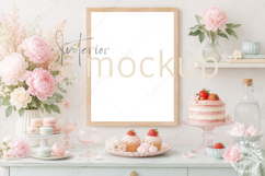 Frame Mockup Interior , JPG and PSD with smart object Product Image 1