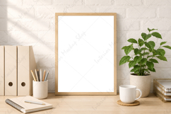 Frame Mockup Interior , JPG and PSD with smart object Product Image 2