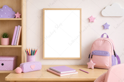 Frame Mockup Interior , JPG and PSD with smart object Product Image 2